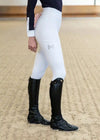 Maximilian Equestrian Outline Riding Leggings White by Maximilian Equestrian at  Try a Bit