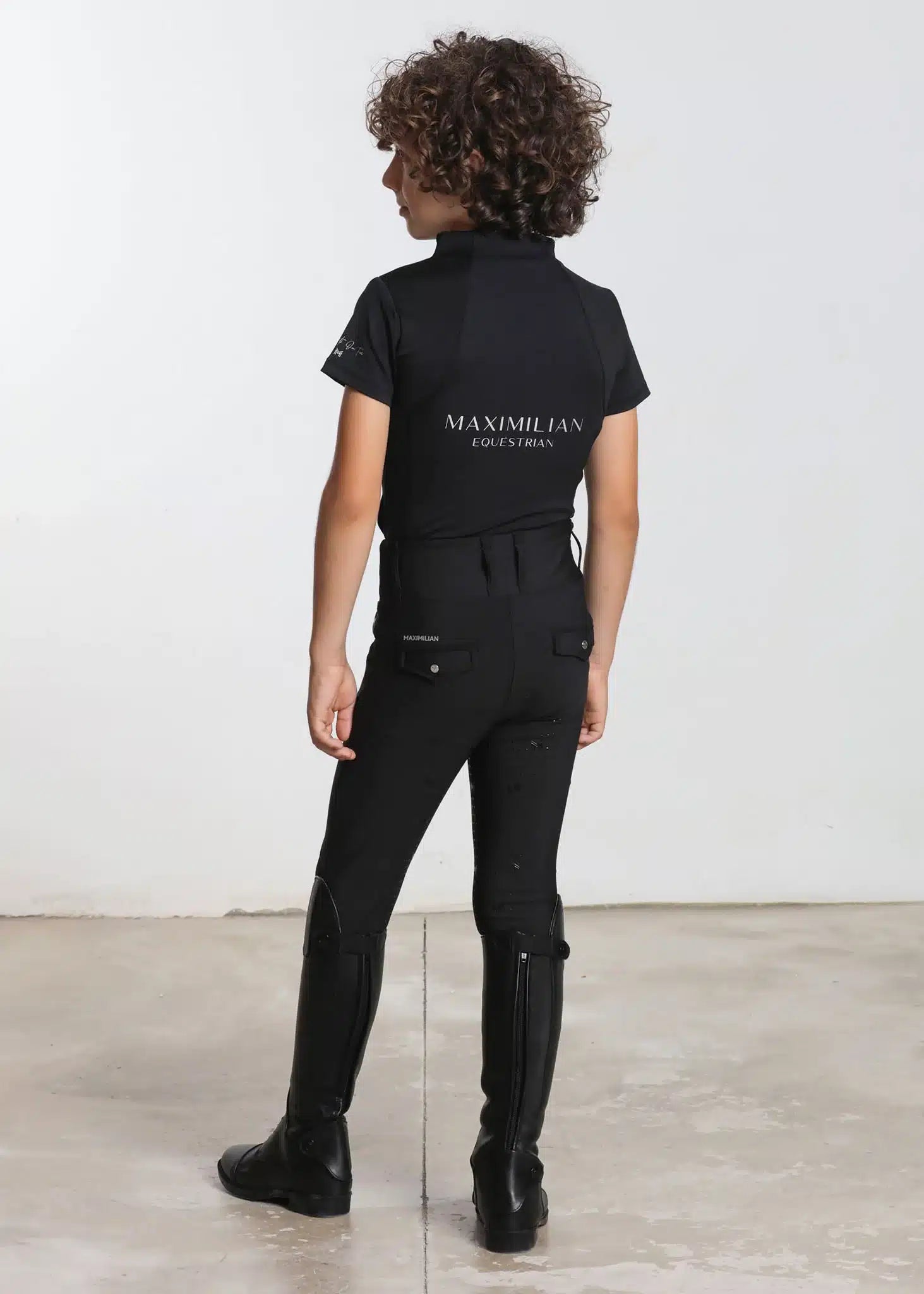 Maximilian Equestrian YR Pro Riding Leggings (Black) by Maximilian Equestrian at  Try a Bit