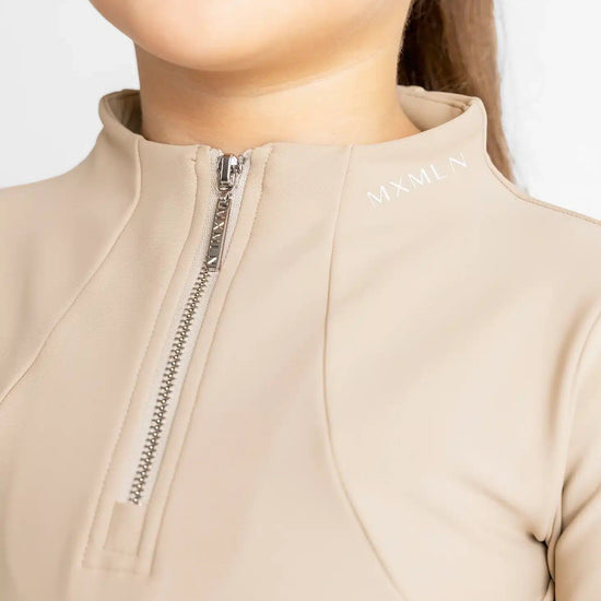Maximilian Equestrian YR Long Sleeve Base Layer (Beige) by Maximilian Equestrian at  Try a Bit