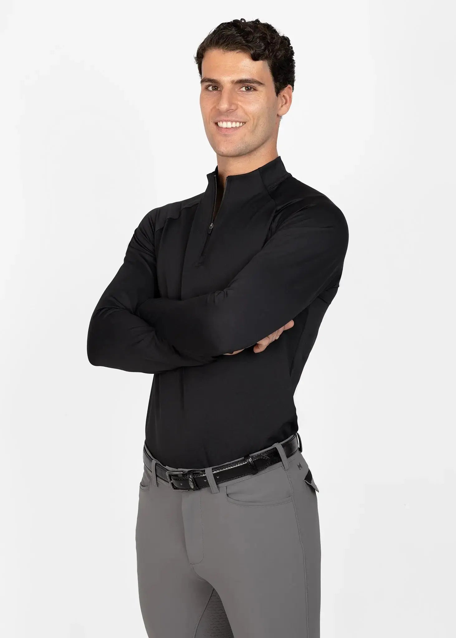 Maximilian Equestrian Code Long Sleeve Base Layer by Maximilian Equestrian at  Try A Bit