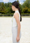 Maximilian Equestrian Sleeveless Base Layer (Glacier/Lime) by Maximilian Equestrian at  Try a Bit