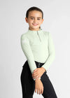 Maximilian Equestrian YR Long Sleeve Base Layer (Sage Green) by Maximilian Equestrian at  Try a Bit