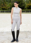Maximilian Equestrian Sleeveless Base Layer (Glacier/Lime) by Maximilian Equestrian at  Try a Bit