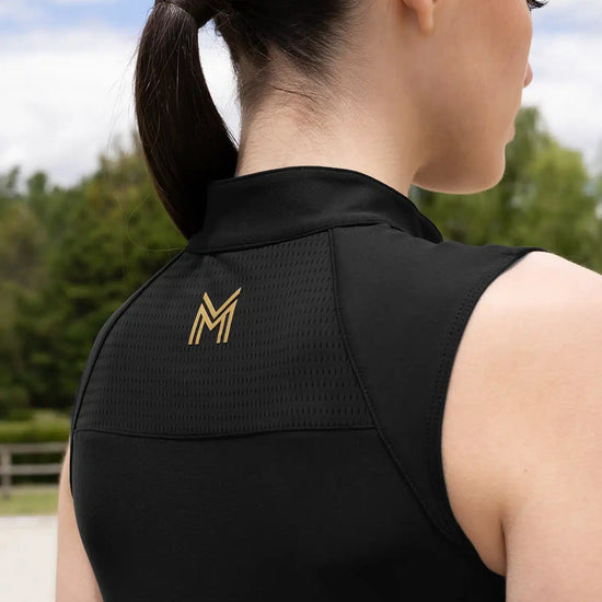 Maximilian Equestrian Miral Sleeveless Base Layer (Black) by Maximilian Equestrian at  Try a Bit