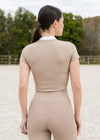 Maximilian Equestrian Concept Short Sleeve Polo Shirt — Performance Riding Tee by Maximilian Equestrian at  Try a Bit