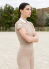 Maximilian Equestrian Concept Short Sleeve Polo Shirt — Performance Riding Tee by Maximilian Equestrian at  Try a Bit
