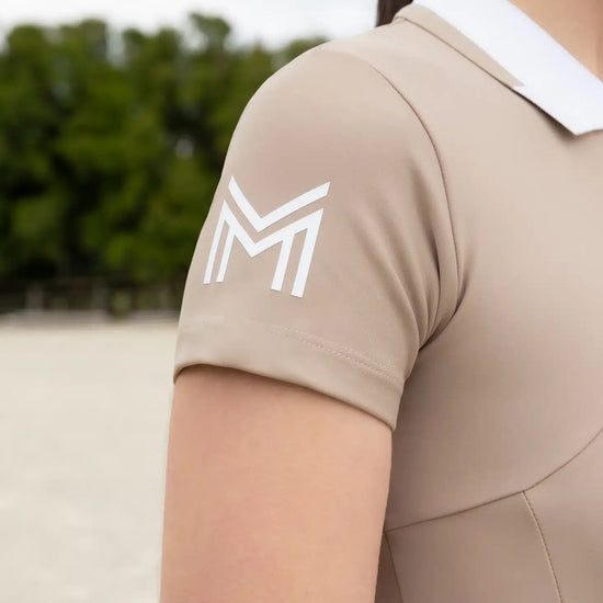 Maximilian Equestrian Concept Short Sleeve Polo Shirt — Performance Riding Tee by Maximilian Equestrian at  Try a Bit