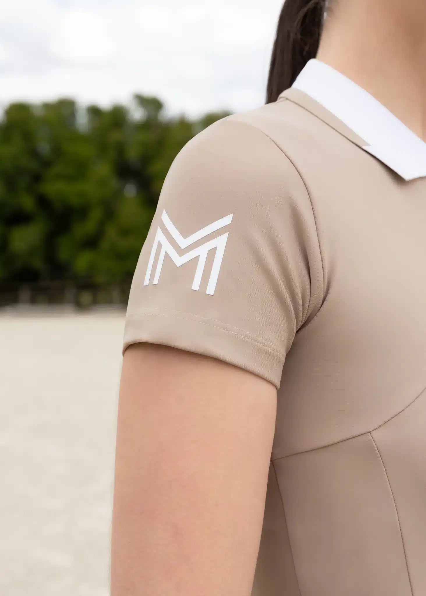 Maximilian Equestrian Concept Short Sleeve Polo Shirt — Performance Riding Tee by Maximilian Equestrian at  Try a Bit