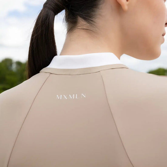 Maximilian Equestrian Concept Short Sleeve Polo Shirt — Performance Riding Tee by Maximilian Equestrian at  Try a Bit
