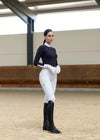 Maximilian Equestrian Outline Riding Leggings White by Maximilian Equestrian at  Try a Bit