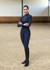 Maximilian Equestrian Outline Riding Leggings Navy by Maximilian Equestrian at  Try a Bit