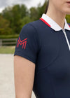 Maximilian Equestrian Concept Short Sleeve Polo Shirt — Performance Riding Tee by Maximilian Equestrian at  Try a Bit