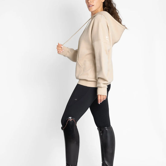 Icon Oversized Hoodie (Beige)