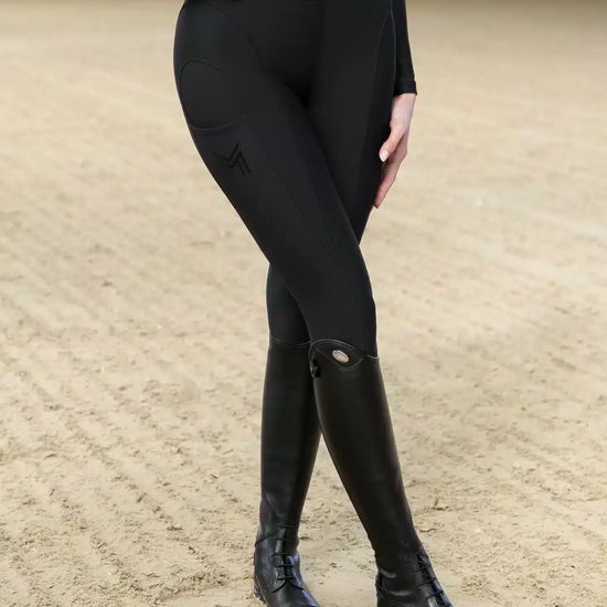 Maximilian Equestrian Outline Riding Leggings Black by Maximilian Equestrian at  Try a Bit