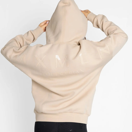 Icon Oversized Hoodie (Beige)