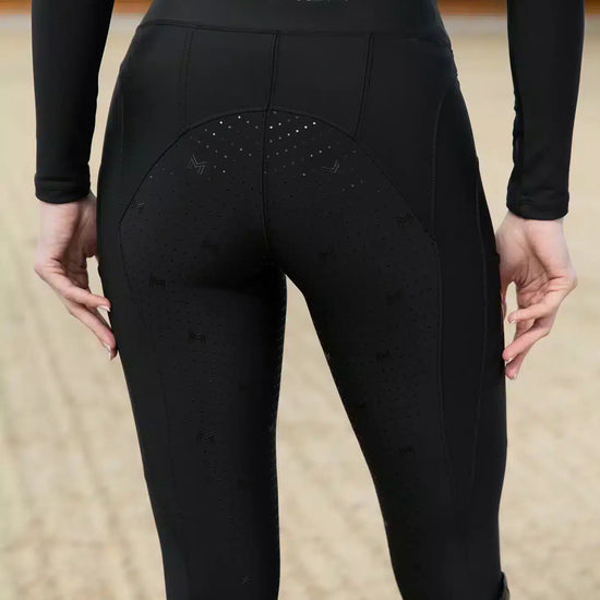 Maximilian Equestrian Outline Riding Leggings Black by Maximilian Equestrian at  Try a Bit