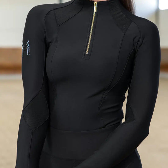 Maximilian Equestrian Frame Long Sleeve Base Layer Performance Riding Top by Maximilian Equestrian at  Try a Bit