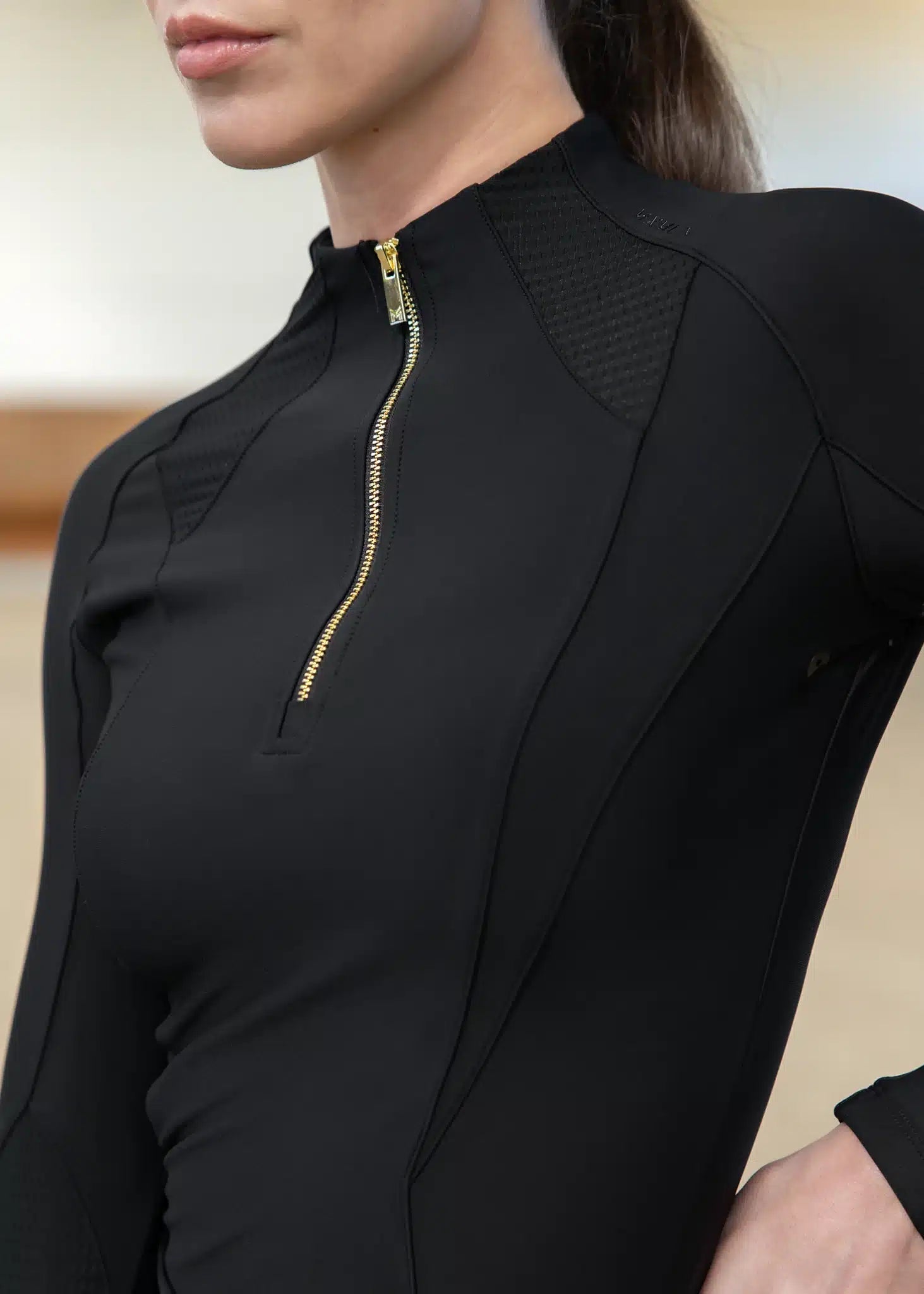Maximilian Equestrian Frame Long Sleeve Base Layer Performance Riding Top by Maximilian Equestrian at  Try a Bit