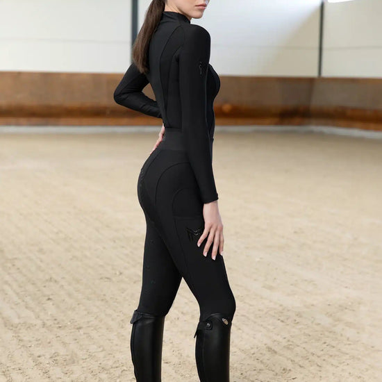Maximilian Equestrian Frame Long Sleeve Base Layer Performance Riding Top by Maximilian Equestrian at  Try a Bit