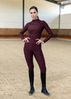 Maximilian Equestrian Frame Long Sleeve Base Layer Performance Riding Top by Maximilian Equestrian at  Try a Bit