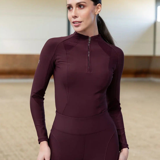 Maximilian Equestrian Frame Long Sleeve Base Layer Performance Riding Top by Maximilian Equestrian at  Try a Bit