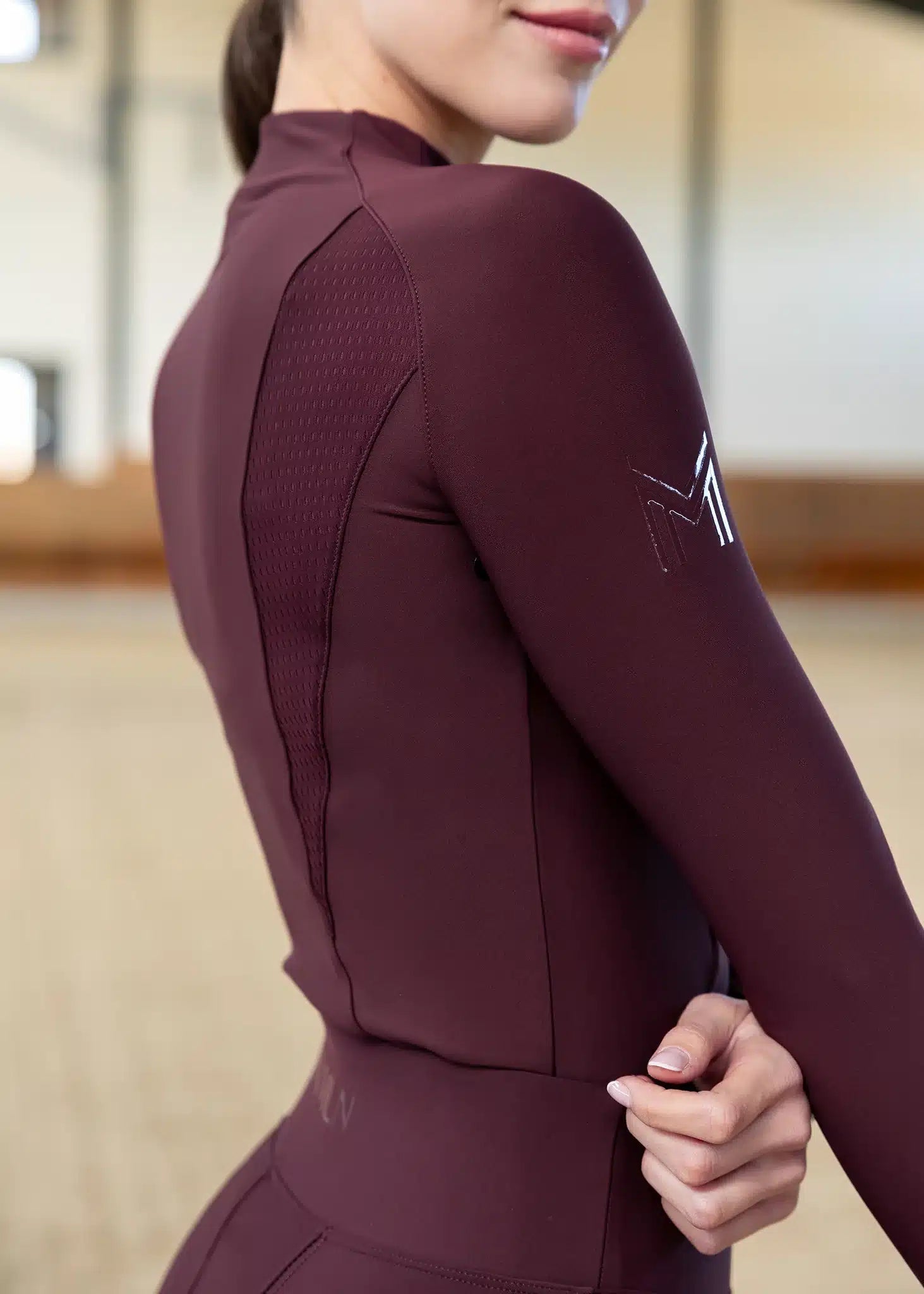 Maximilian Equestrian Frame Long Sleeve Base Layer Performance Riding Top by Maximilian Equestrian at  Try a Bit