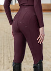 Maximilian Equestrian Outline Riding Leggings Burgundy by Maximilian Equestrian at  Try a Bit