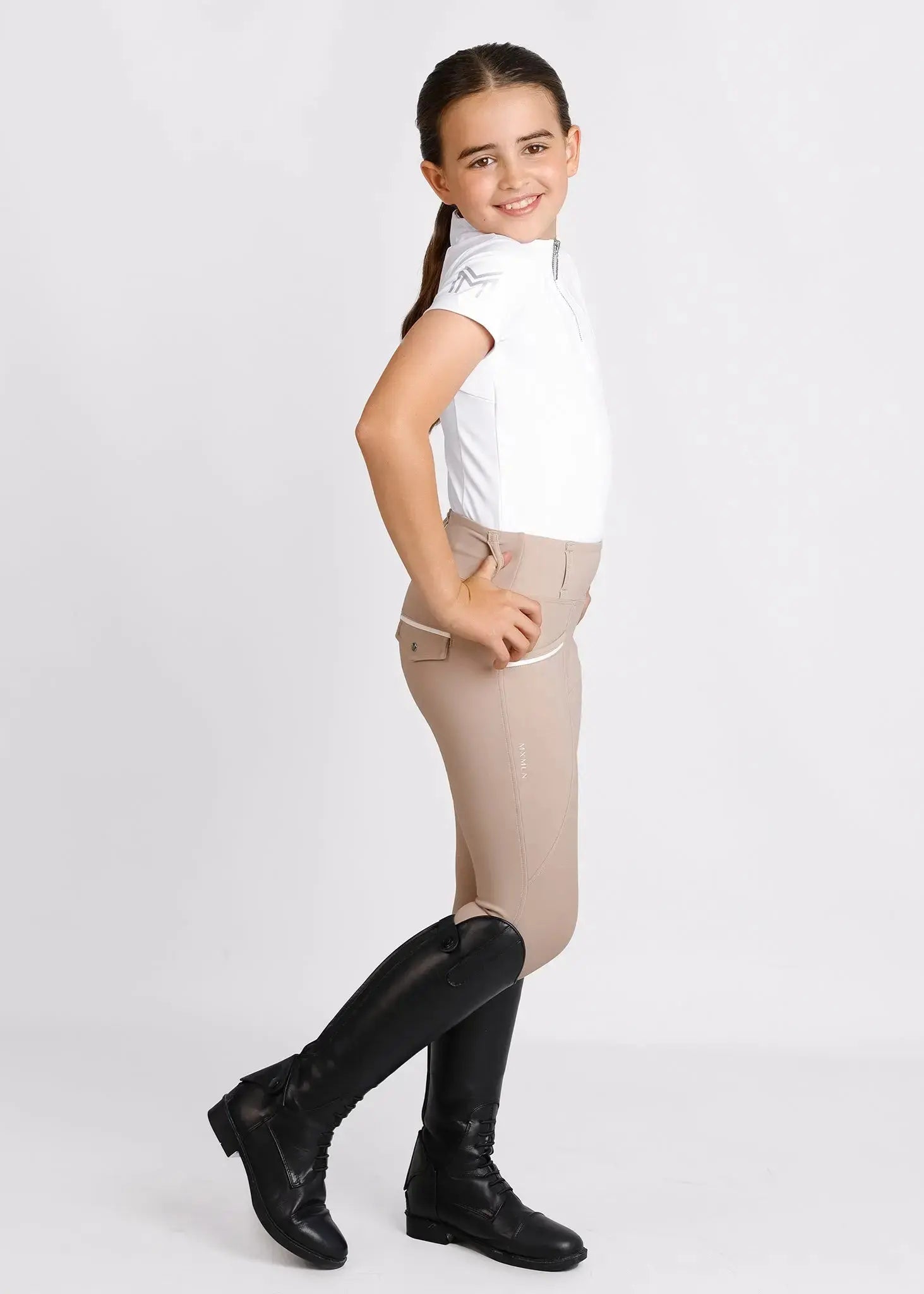 YR Short Sleeve Base Layer (White) by Maximilian Equestrian at  Try A Bit