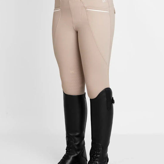 Maximilian Equestrian YR Pro Riding Leggings (Beige) by Maximilian Equestrian at  Try a Bit