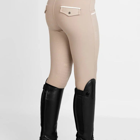 Maximilian Equestrian YR Pro Riding Leggings (Beige) by Maximilian Equestrian at  Try a Bit