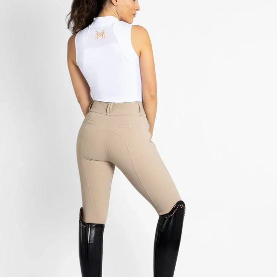 Maximilian Equestrian Sleeveless Base Layer (White) by Maximilian Equestrian at  Try a Bit