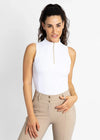 Maximilian Equestrian Sleeveless Base Layer (White) by Maximilian Equestrian at  Try a Bit