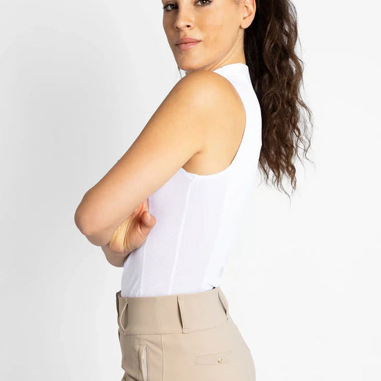 Maximilian Equestrian Sleeveless Base Layer (White) by Maximilian Equestrian at  Try a Bit