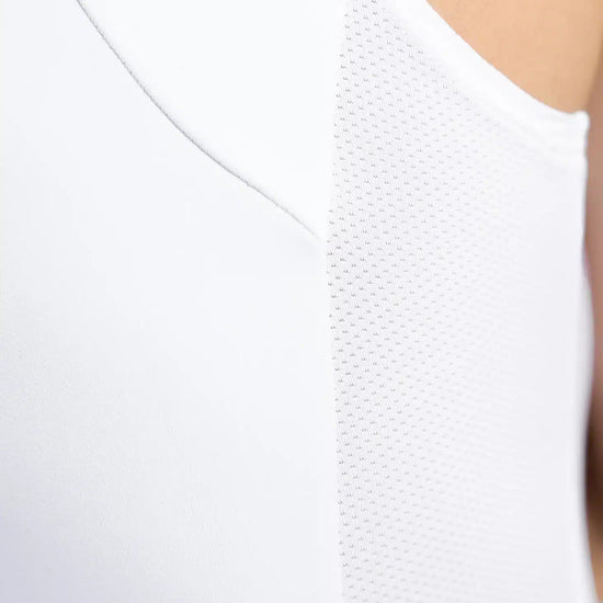 Maximilian Equestrian Sleeveless Base Layer (White) by Maximilian Equestrian at  Try a Bit