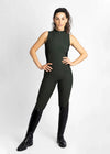 Maximilian Equestrian Sleeveless Base Layer (Hunter Green) by Maximilian Equestrian at  Try a Bit