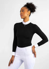 Maximilian Equestrian Air Long Sleeve Show Shirt Black by Maximilian Equestrian at  Try a Bit