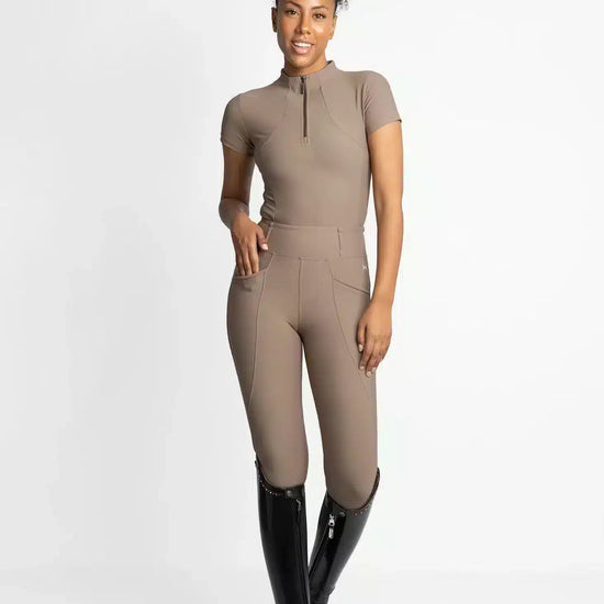 Maximilian Equestrian Pro Riding Leggings Nougat by Maximilian Equestrian at  Try a Bit