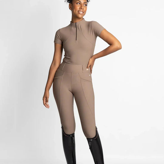 Maximilian Equestrian Pro Riding Leggings Nougat by Maximilian Equestrian at  Try a Bit