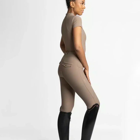 Maximilian Equestrian Pro Riding Leggings Nougat by Maximilian Equestrian at  Try a Bit