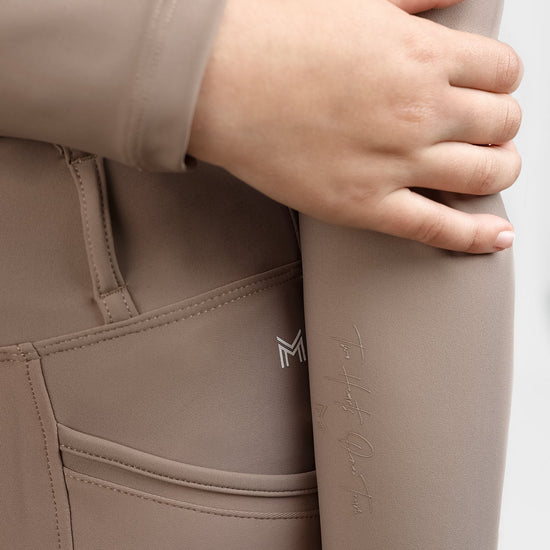 Maximilian Equestrian YR Long Sleeve Base Layer (Nougat) by Maximilian Equestrian at  Try a Bit