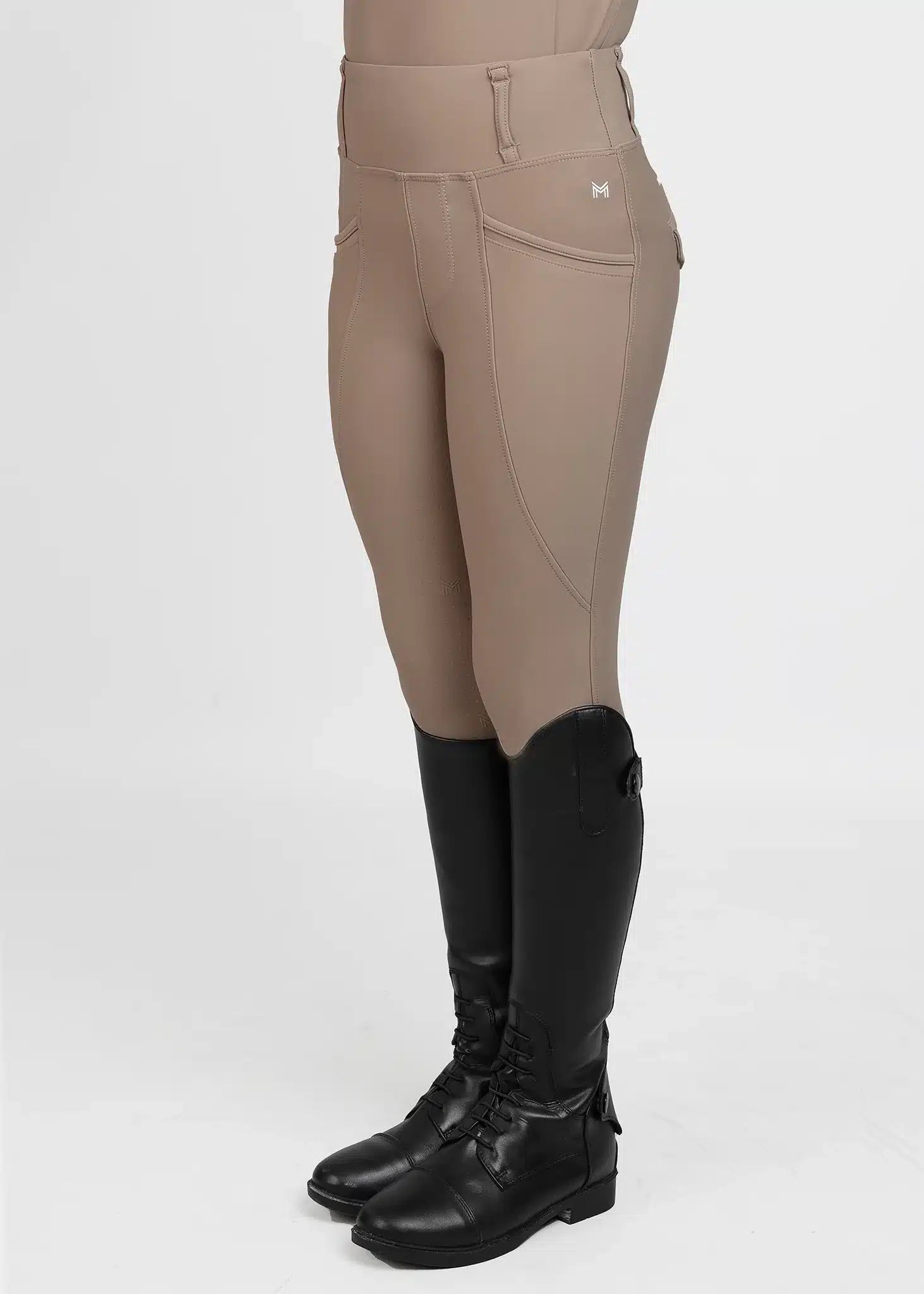 Maximilian Equestrian YR Pro Riding Leggings (Nougat) by Maximilian Equestrian at  Try a Bit