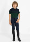 Maximilian Equestrian YR Glee Polo Shirt (Green/Navy) by Maximilian Equestrian at  Try a Bit