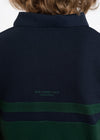 Maximilian Equestrian YR Glee Polo Shirt (Green/Navy) by Maximilian Equestrian at  Try a Bit