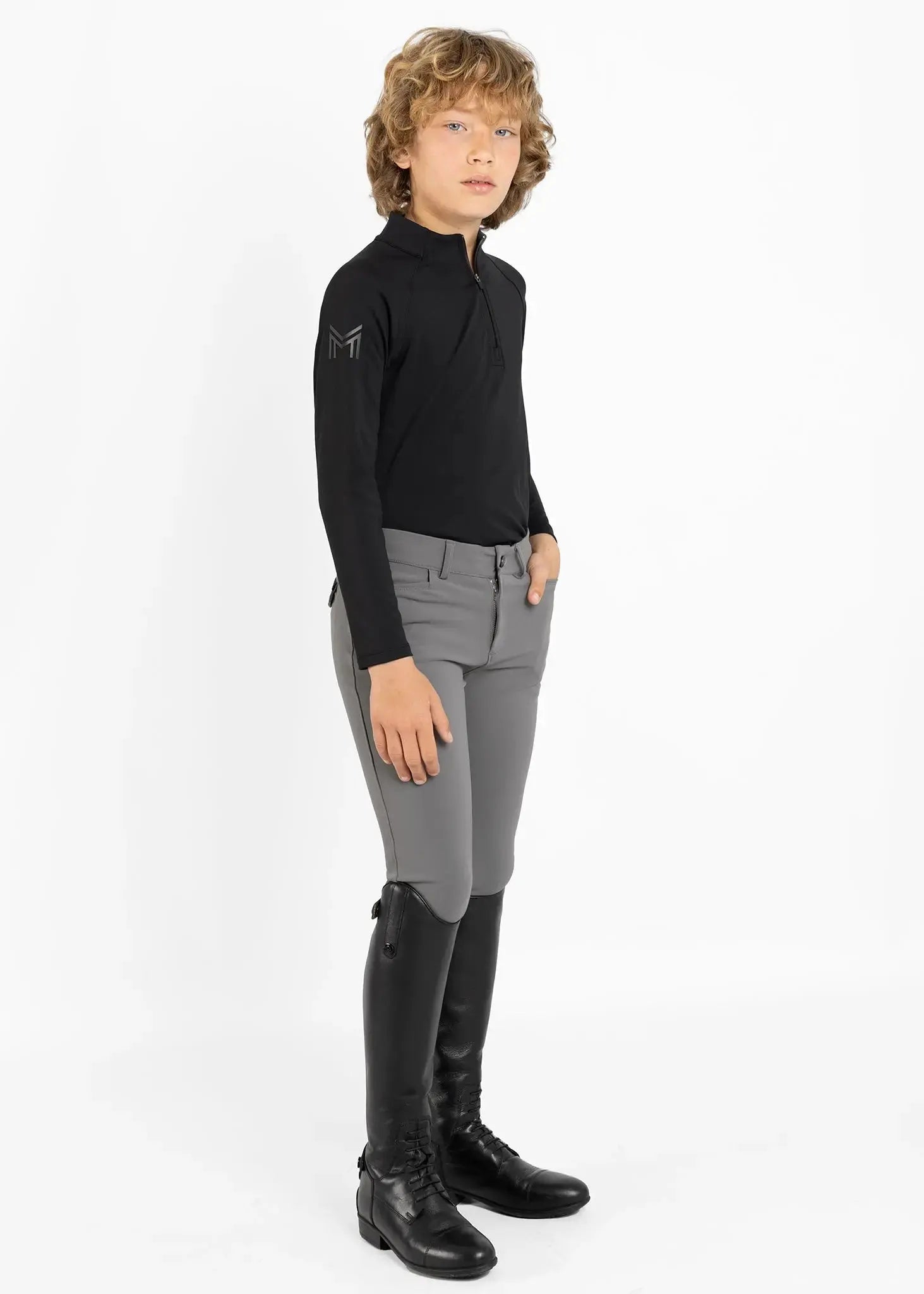 Maximilian Equestrian YR Code Long Sleeve Base Layer by Maximilian Equestrian at  Try A Bit