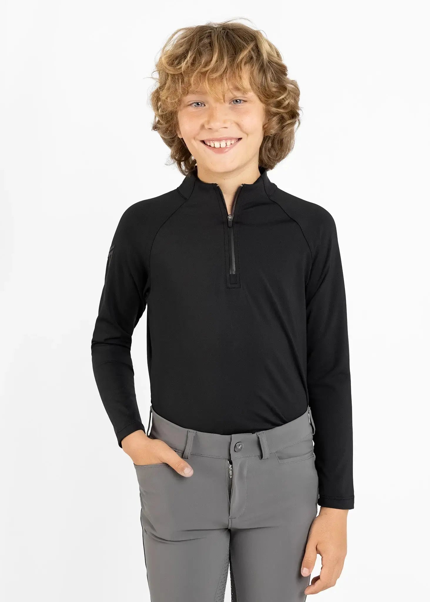 Maximilian Equestrian YR Code Long Sleeve Base Layer by Maximilian Equestrian at  Try A Bit