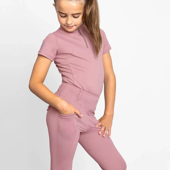 Maximilian Equestrian YR Pro Riding Leggings (Rose Taupe) by Maximilian Equestrian at  Try a Bit