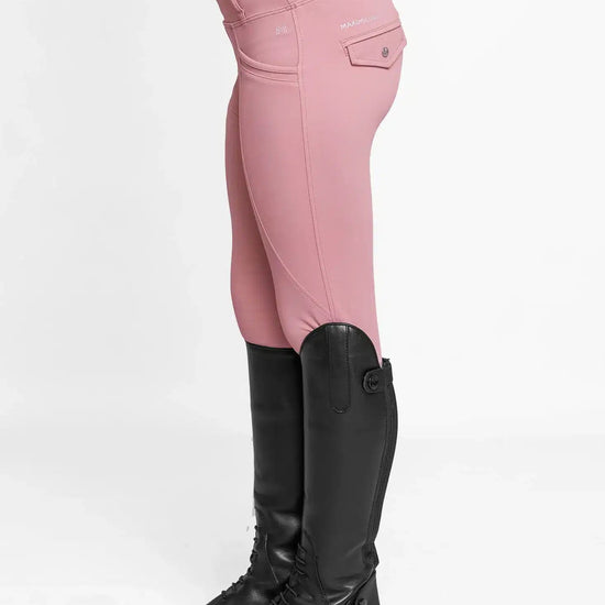 Maximilian Equestrian YR Pro Riding Leggings (Rose Taupe) by Maximilian Equestrian at  Try a Bit