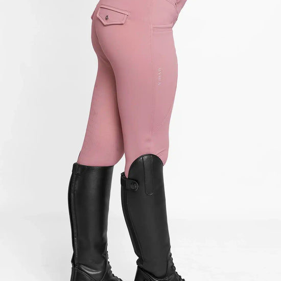 Maximilian Equestrian YR Pro Riding Leggings (Rose Taupe) by Maximilian Equestrian at  Try a Bit