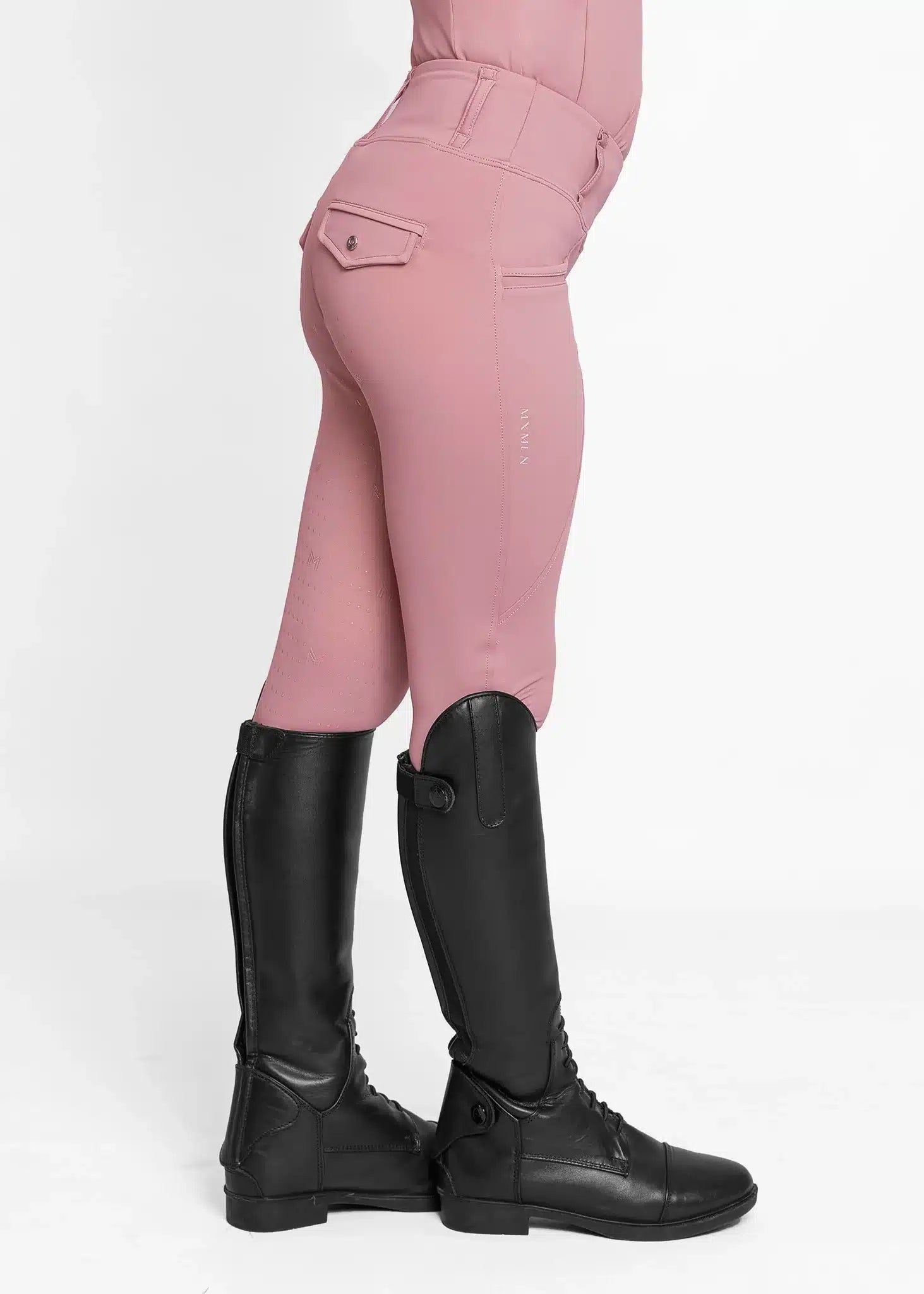 Maximilian Equestrian YR Pro Riding Leggings (Rose Taupe) by Maximilian Equestrian at  Try a Bit