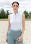 Maximilian Equestrian Miral Sleeveless Base Layer (White) by Maximilian Equestrian at  Try a Bit